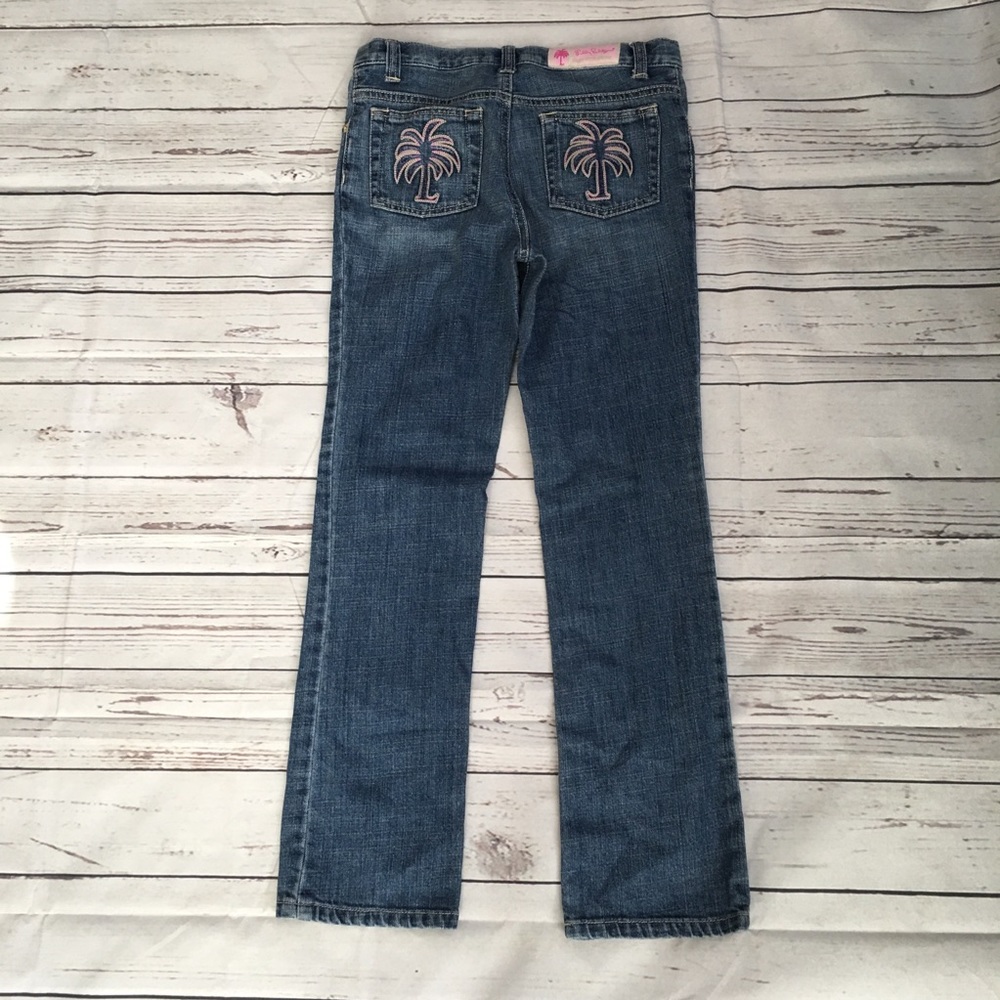 Lilly Pulitzer Girls Darn Cute Denim 10